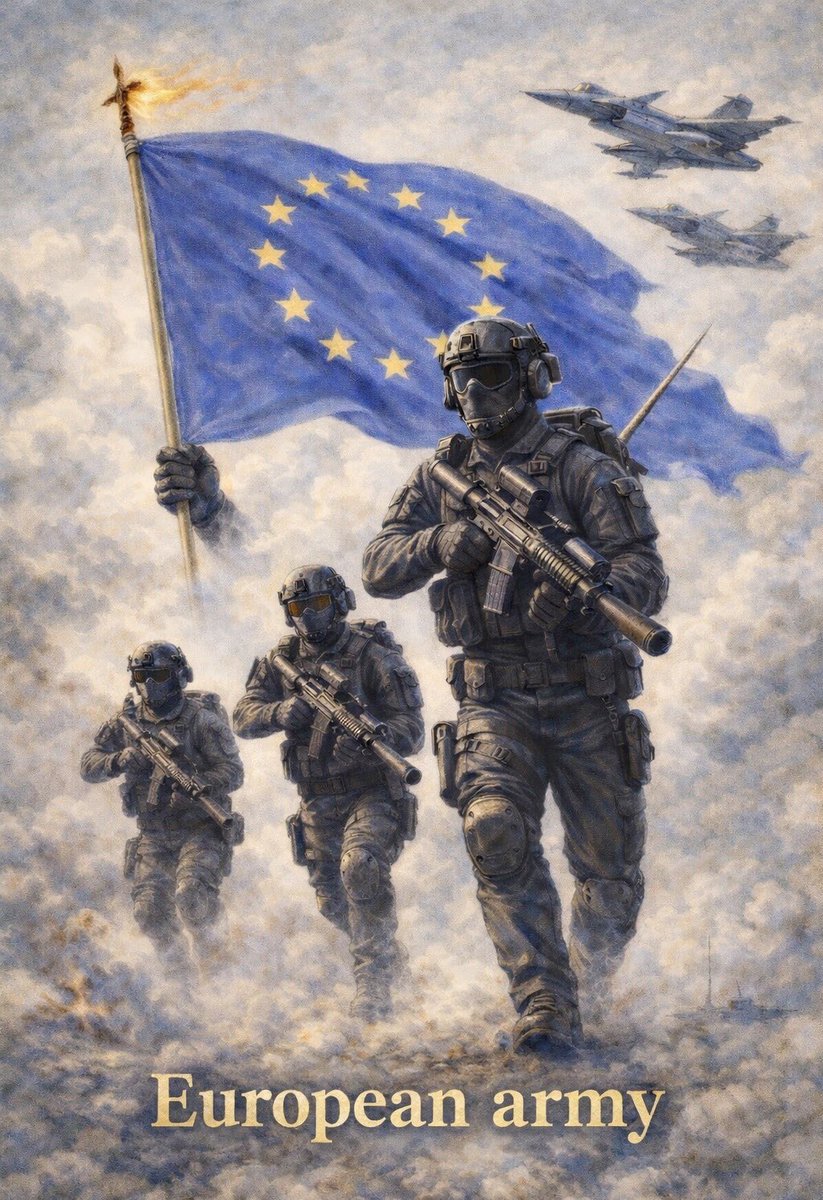 One nation, one fatherland, one army. 🇪🇺