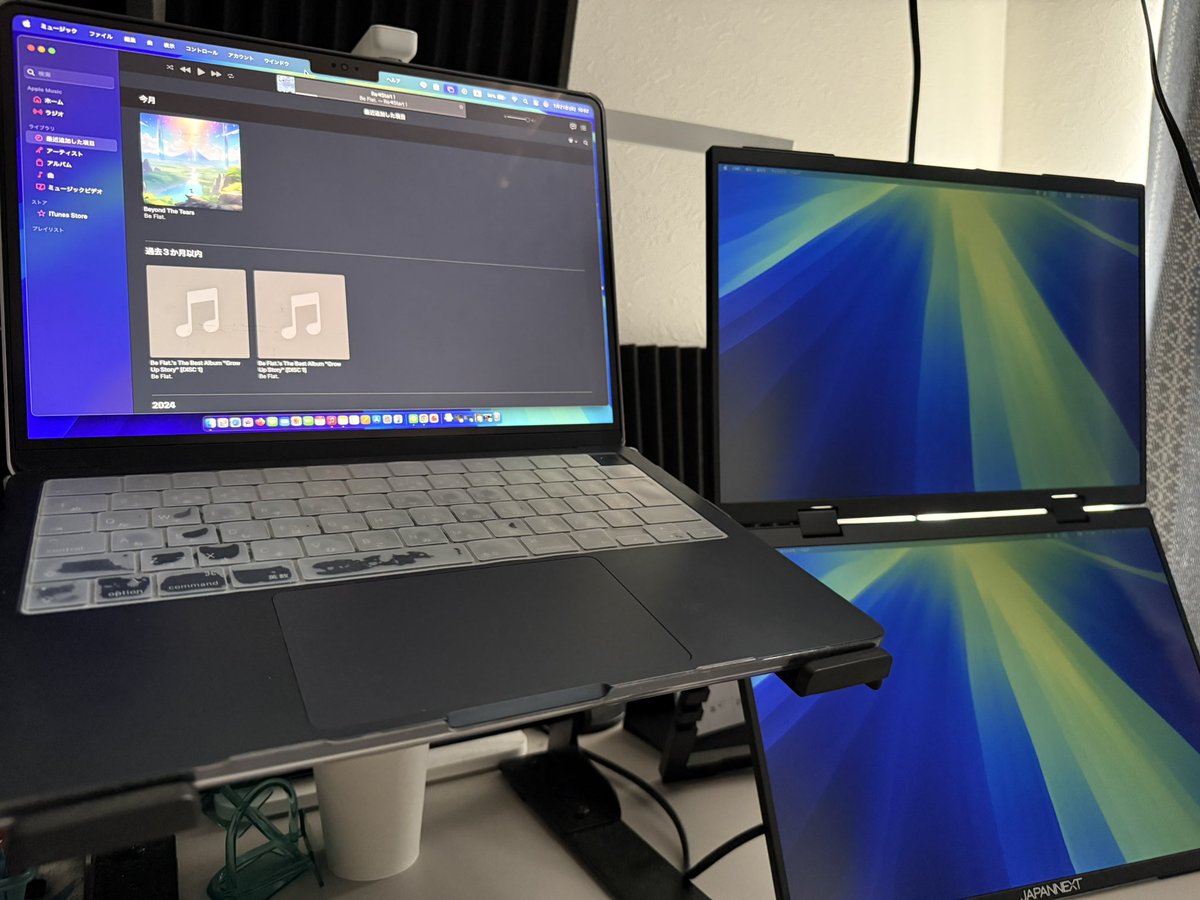 be_flat_'s tweet image. 今月もお貸しいただきました！🙇

今回お貸し頂けたモデルは、
JN-DMD-IPS14WXです！！

WUXGA(1920x1200)対応の液晶で、デュアルモバイルモニターです！
モバイルモニターなので机が狭い方や、持ち運びしたい方にもおすすめです！
もちろんUSB-C接続も可能です！

#JAPANNEXT