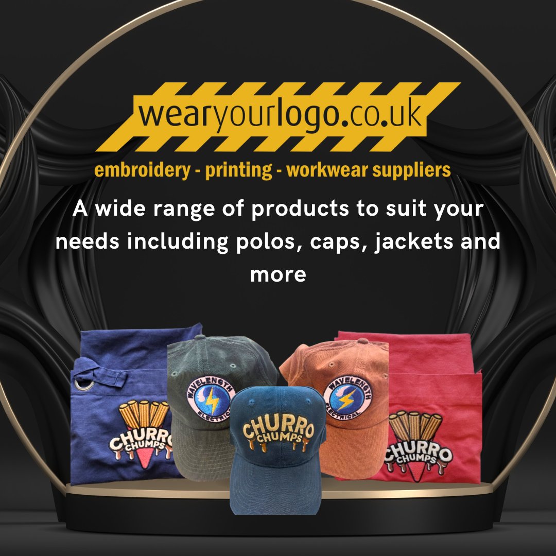 Stand out in style with custom gear that speaks your brand’s language 👀 From bold prints to eye-catching embroidery, we bring your logo to life on polos, jackets, caps, and everything in between! 

Visit wearyourlogo.co.uk to get started today.