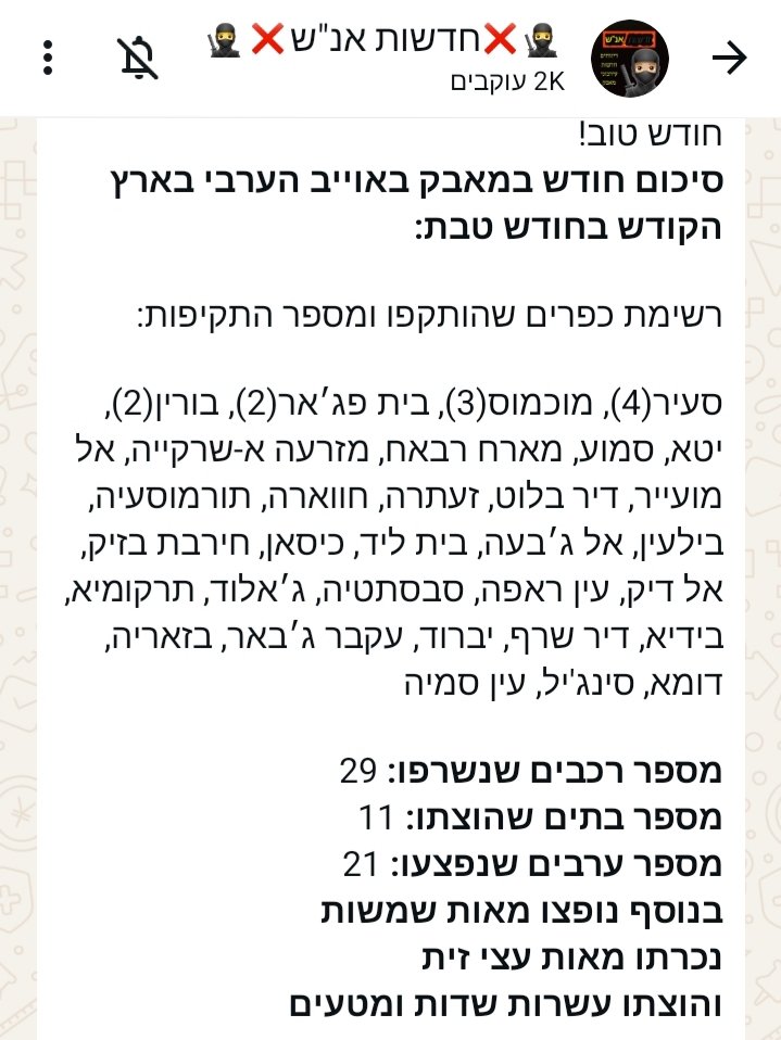 "אין טרור יהודי"