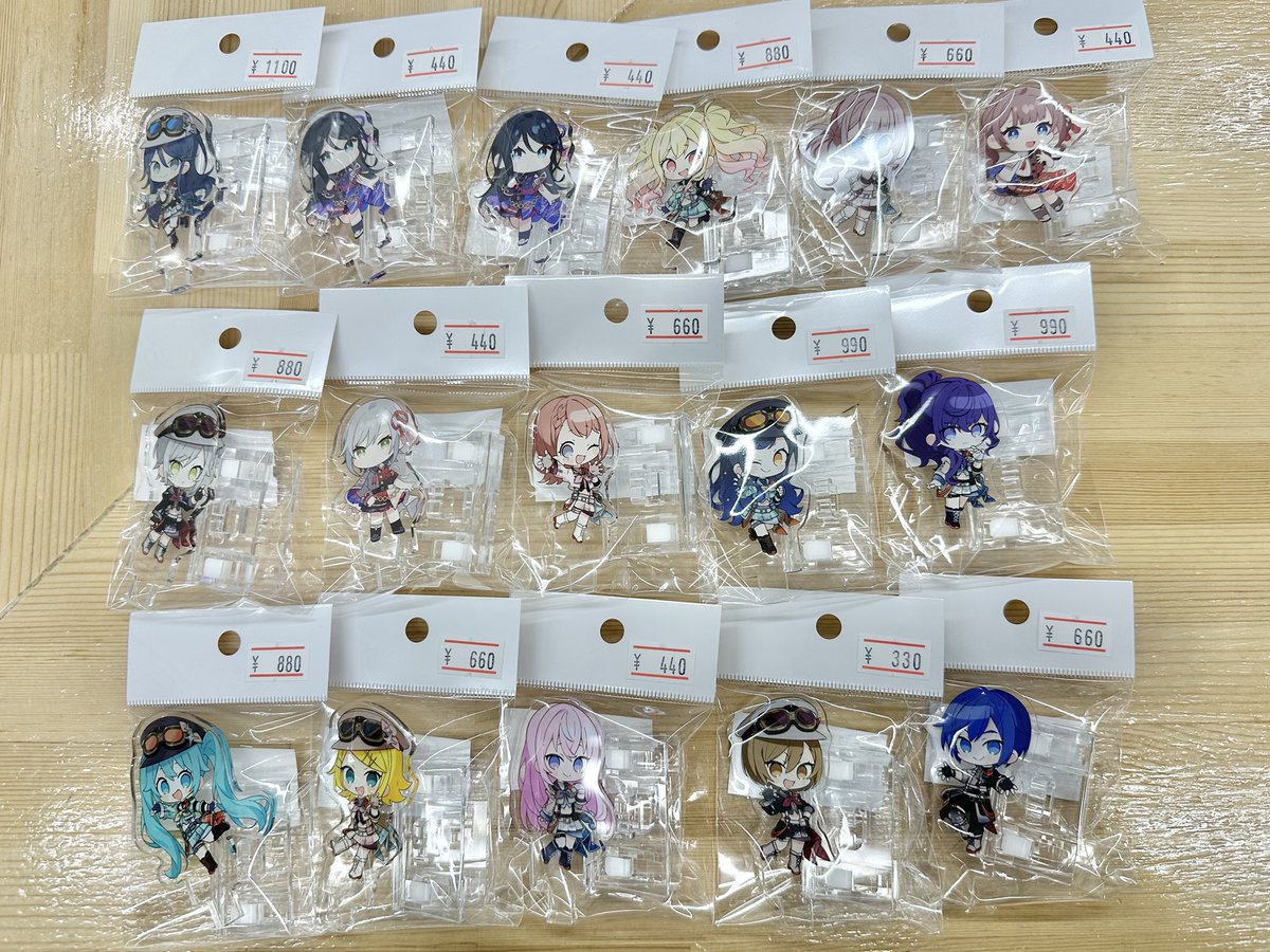 🐨入荷情報🐨】 プロジェクトセカイより、 アクリルクリップが入荷しま