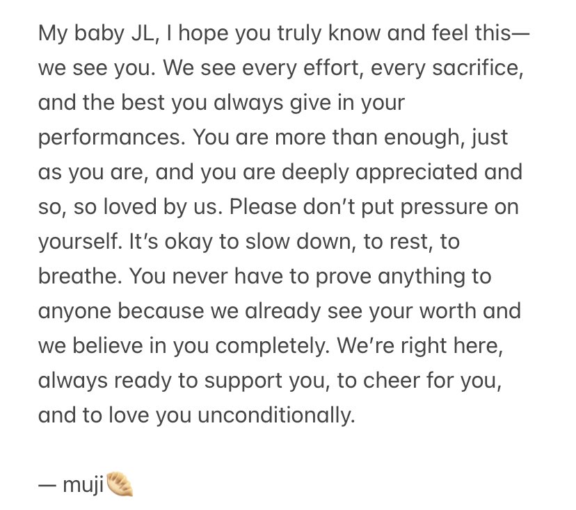 dimsumjy's tweet image. To JL, who always gives his all, I love you endlessly.