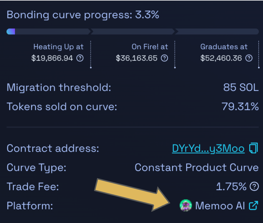 rickk_k5's tweet image. 发现了 raydium官方 关注的 新台子 @MemooAI  的官方币

DYrYdrEpYcZvVMcNRyD4ZWDwYVMBaFzRZehiysFy3Moo
