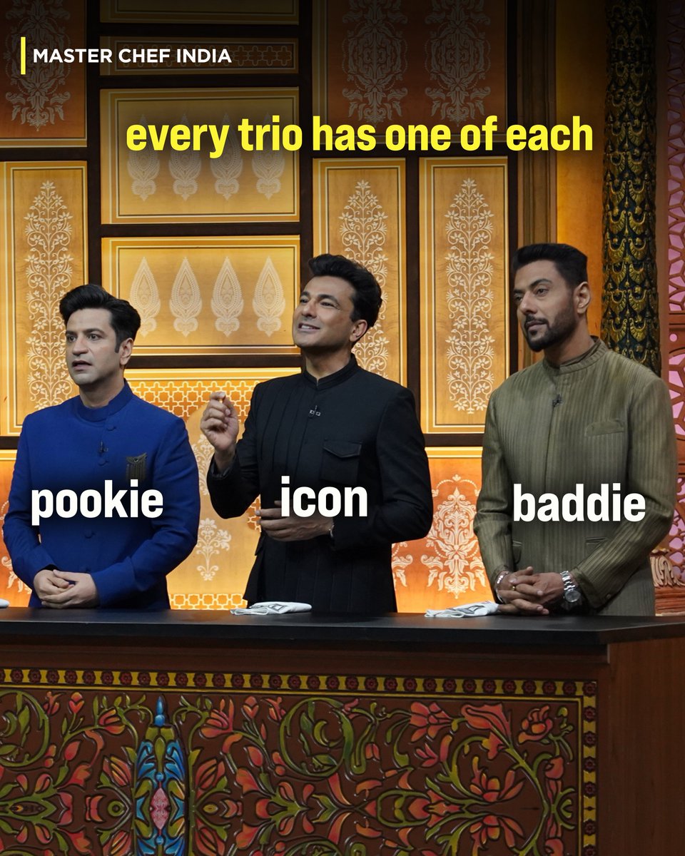 SonyTV's tweet photo. Tag your trio in the comments 🤪

@ranveerbrar @TheVikasKhanna @ChefKunalKapur @shreyaghoshal @VishalDadlani @Its_Badshah 

#IndianIdol #MasterChefIndia #SonyTV https://t.co/iOXoux9YuF