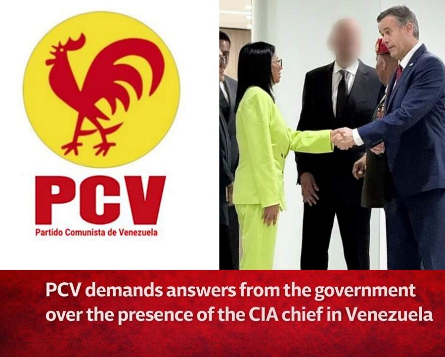 🔴🚩 PCV demands answers from the government over the presence of the CIA chief in #Venezuela

Read here: idcommunism.com/2026/01/pcv-de…

<a href="/PCV_Venezuela/">Partido Comunista de Venezuela ☭</a> #PCV #DelcyRodríguez