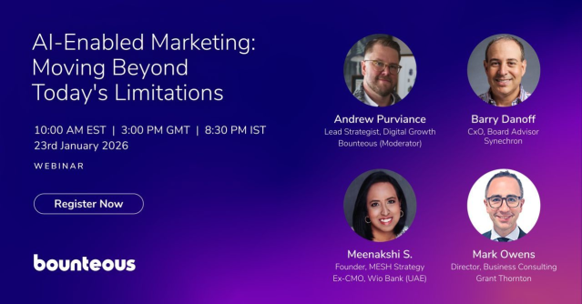 ecbuhman's tweet photo. AI is redefining marketing in financial services. Join our global financial services experts on Jan 23 to hear how AI-enabled marketing is helping teams move faster, reduce friction, and drive impact. #FinancialServices #AIMarketing #BFSI Register here: https://t.co/smTeODbk88 https://t.co/dG8XuI6Lqn