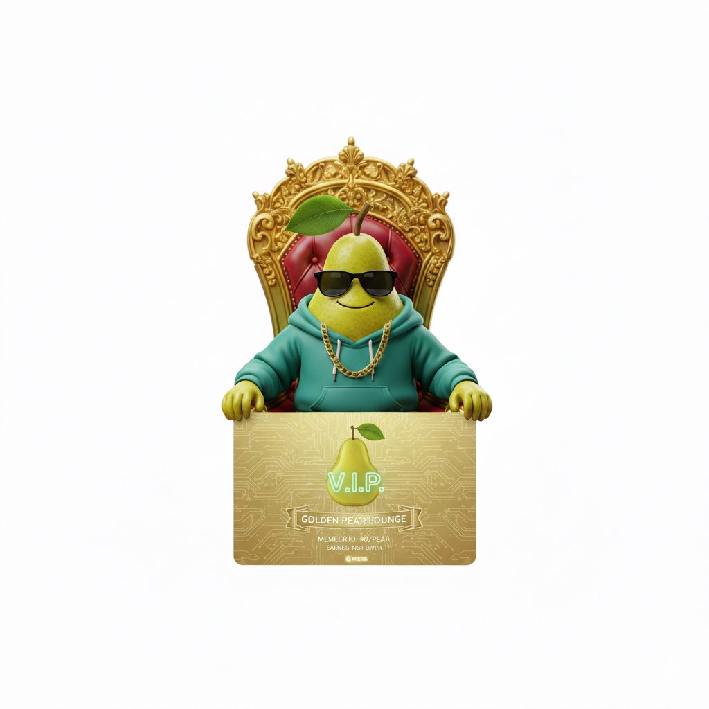 PowerPearSol's tweet image. Stop chasing dogs. Start picking Gold. 🍐
We are opening the GOLDEN PEAR LOUNGE. Private access for the true Diamond Hands only. 💎
Requirements:
✅ 1 Tweet about $PEAR
✅ 100+ Views
✅ Pure Loyalty
Drop your proof in our TG. The Season of Ripening is here. 👑