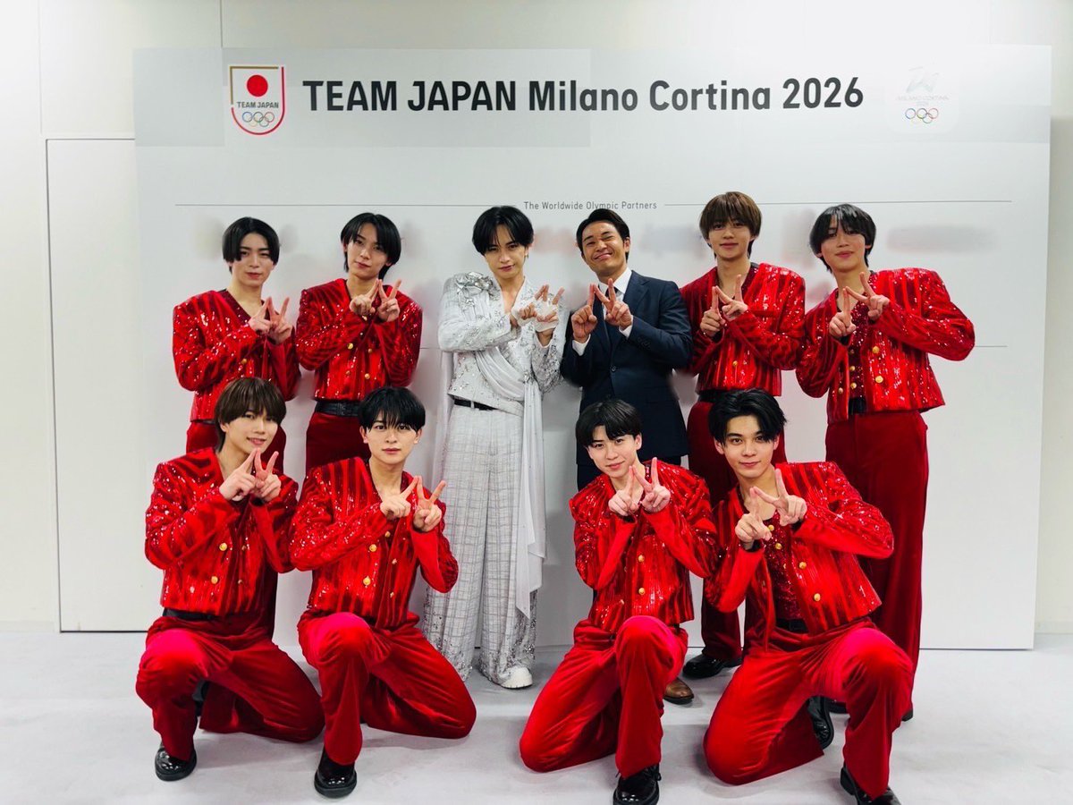 stkgz_official's tweet photo. 【🕺Choreo】

結唱 / 中島健人
Choreographed by shoji @shoji_stkgz 

ミラノ・コルティナ2026冬季オリンピック TEAM JAPAN 壮行会 ありがとうございました✨

TEAM JAPAN公式応援ソング配信中‼︎
https://t.co/uvDLt1Uftk 

@KENTO_Team_N @jr_official_X 
#中島健人 #結唱
#stkgz #シットキングス #シッキン #shoji