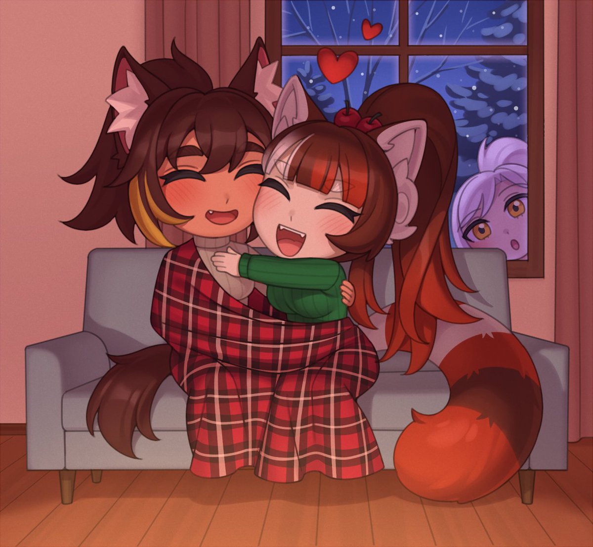 "Winter Cuddle"
Commission for <a href="/Cthaeh3/">Jupiter</a>