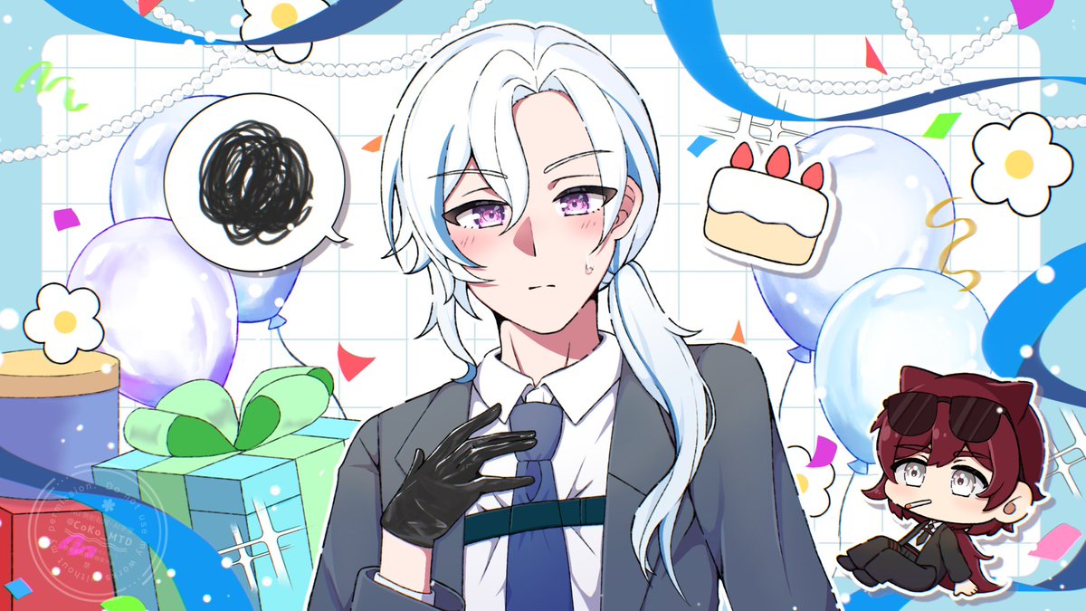 【 #Commission 】
知人からのご依頼で
"プレゼント用お誕生日イラスト"
を制作しました！🎂

男性を描く機会が少ないのでとても新鮮でした！

 #イラスト依頼  #有償イラスト  #有償依頼