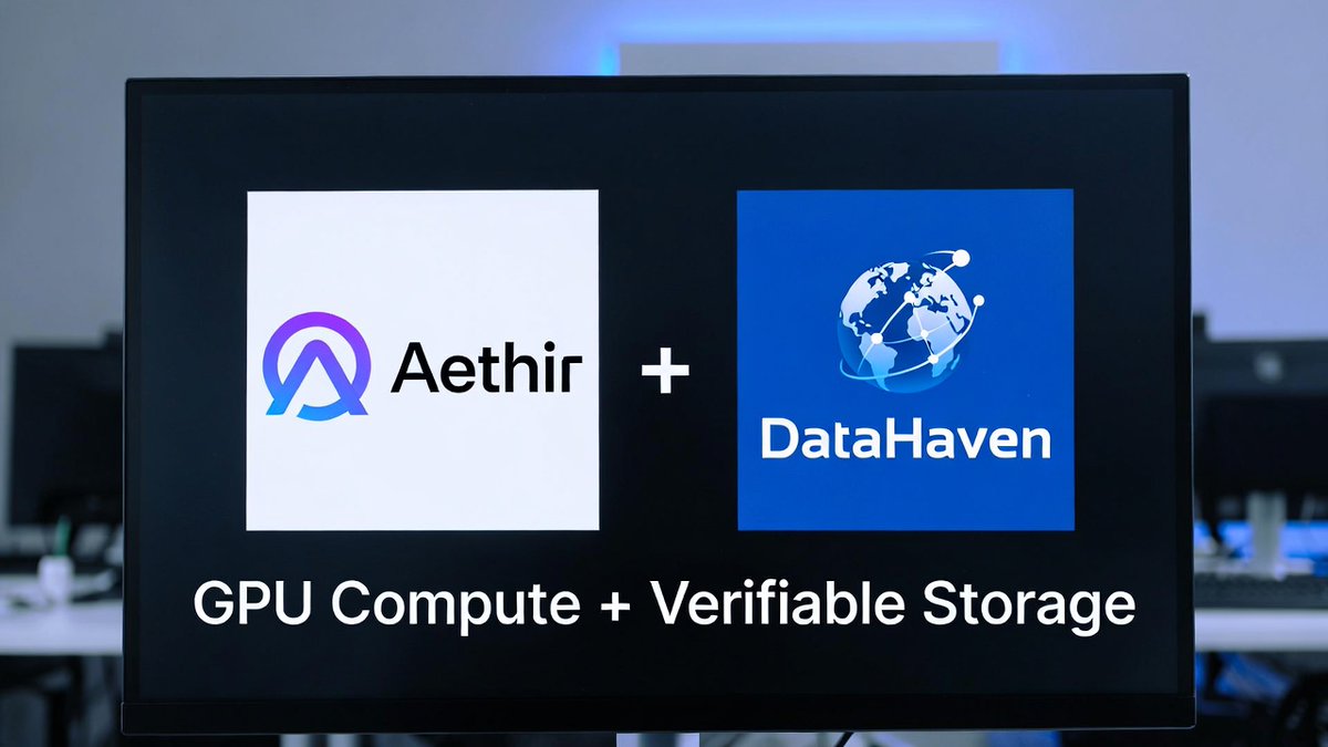 nikosh021's tweet image. AI builders need **two critical resources** to thrive: massive GPU compute and truly verifiable storage.    Aethir + DataHaven deliver the **complete AI stack** — decentralized power + tamper-proof data foundation.    The future of AI is here. @DataHaven_xyz @aethircloud