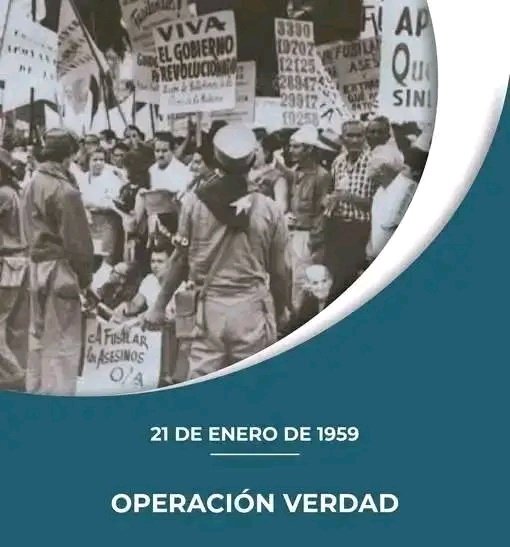RedCorazonSi's tweet image. El 21 de enero de 1959, ante un millón de cubanos, #FidelPorSiempre ponía en marcha la Operación Verdad. En aquel discurso, defendió la verdad de la Revolución Cubana frente a las mentiras y calumnias del imperio. #CorazónRojo #CubaViveEnSuHistoria @IzquierdaUnid15.