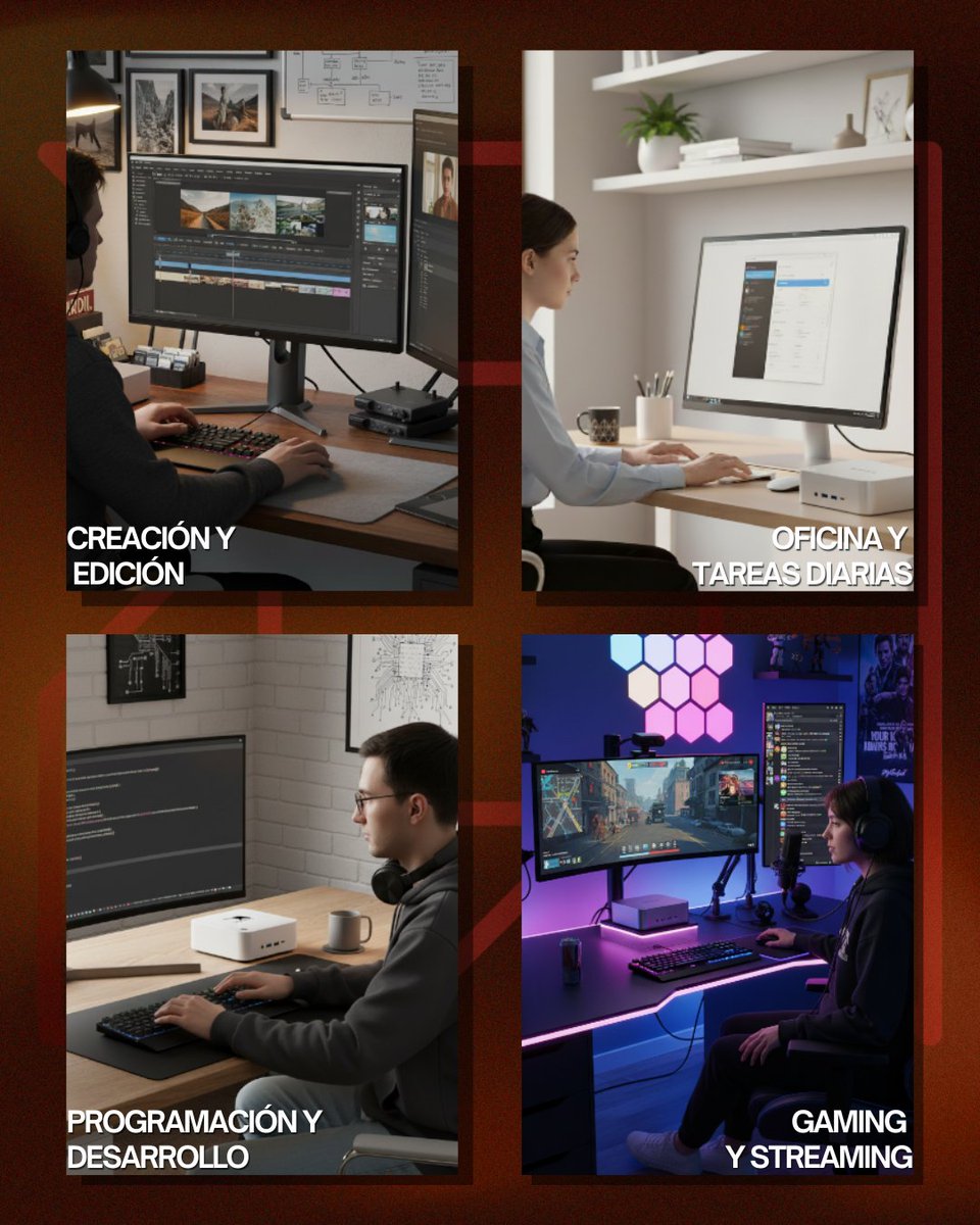✨ Slimbook ONE se renueva
Compacto, elegante y más potente que nunca.

⚡ Rendimiento a tu medida:
• Ryzen 7 H 255 → sólido y eficiente
• AMD AI 9 HX 370 → NPU para IA y machine learning

🔌 Conectividad completa: USB-C, USB 3.2, HDMI, DisplayPort y Ethernet 2.5G.

🌬️