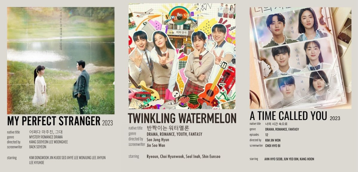 kdrama_menfess's tweet photo. •kdm• 3 drama time traveler ini tayang di tahun 2023, kalian udah nonton ketiganya belum? https://t.co/Z27Ib5NhfC