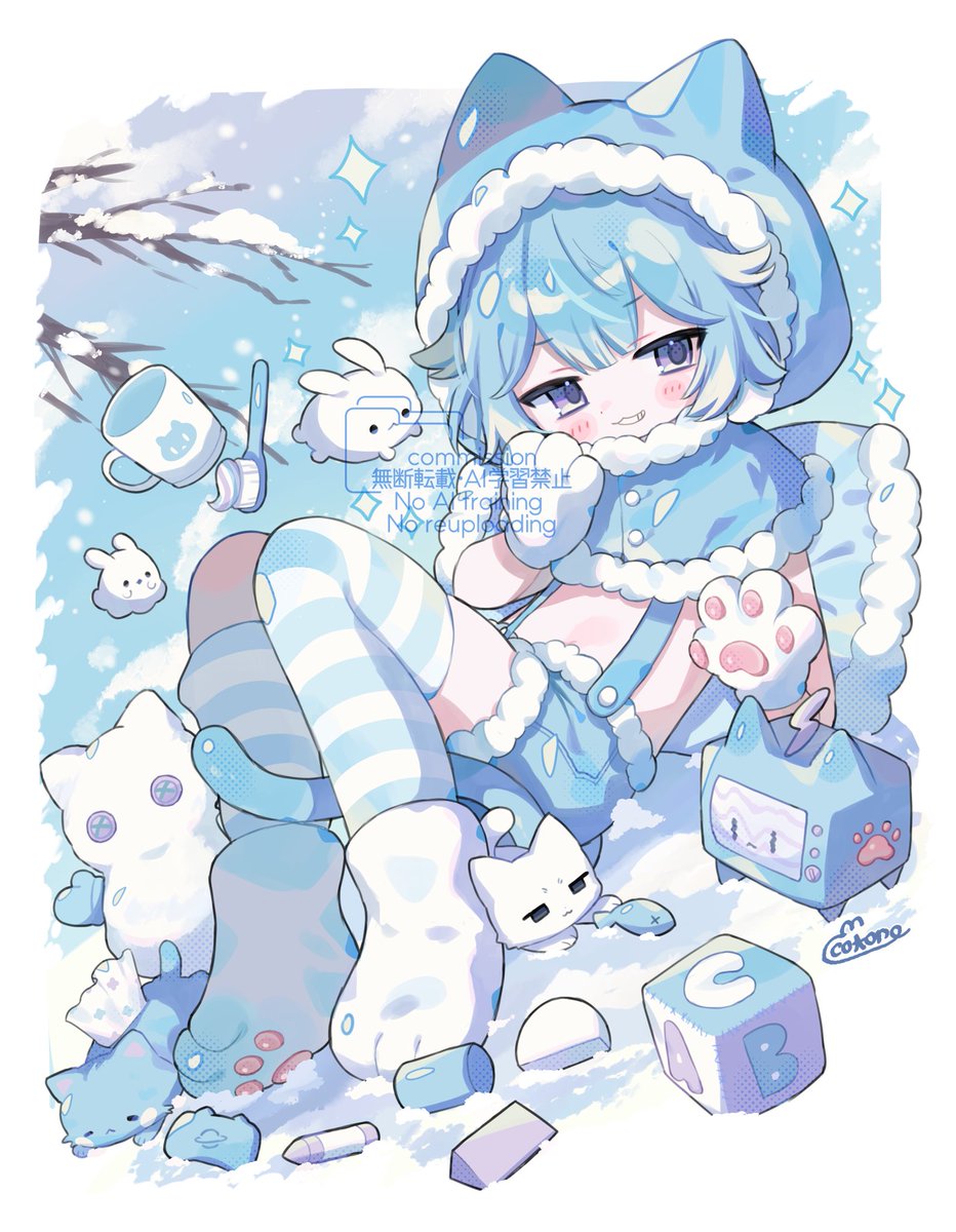 skebリクエストありがとうございました🧊☁️