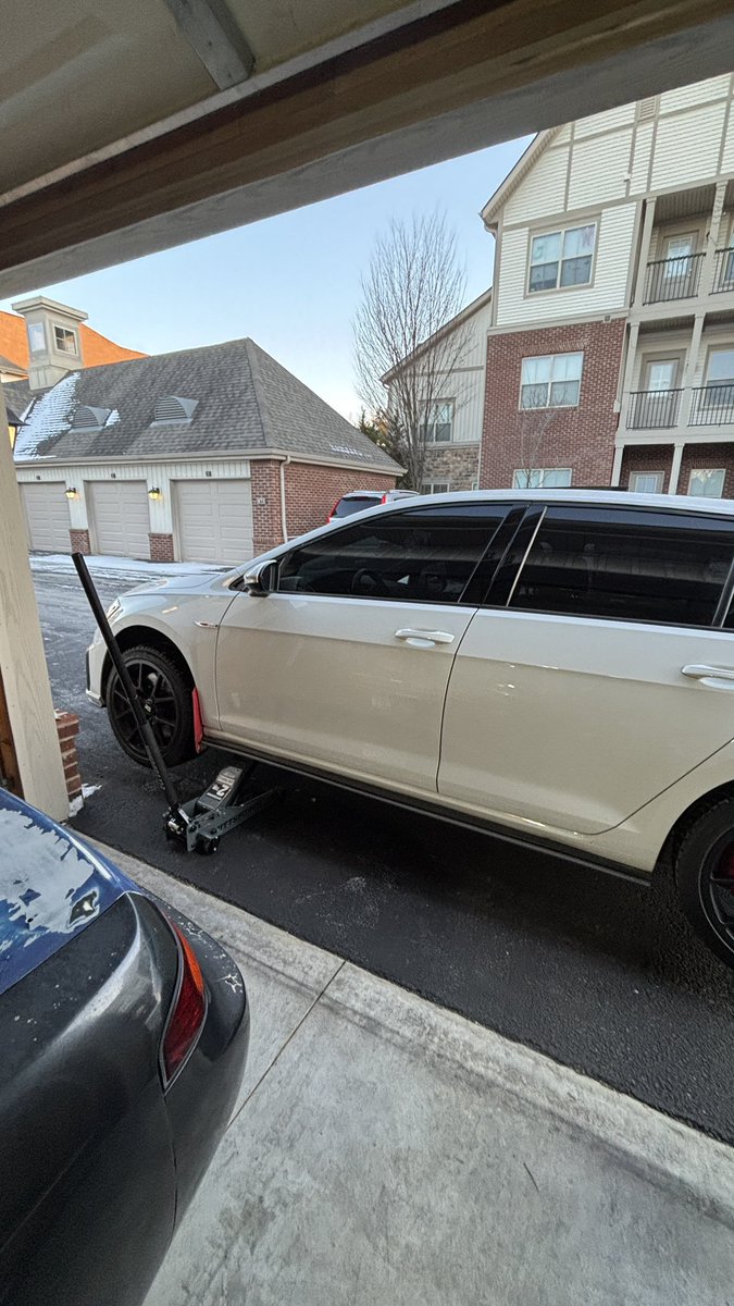 Feels Index been single digits all week and I am once again fixing my exhaust