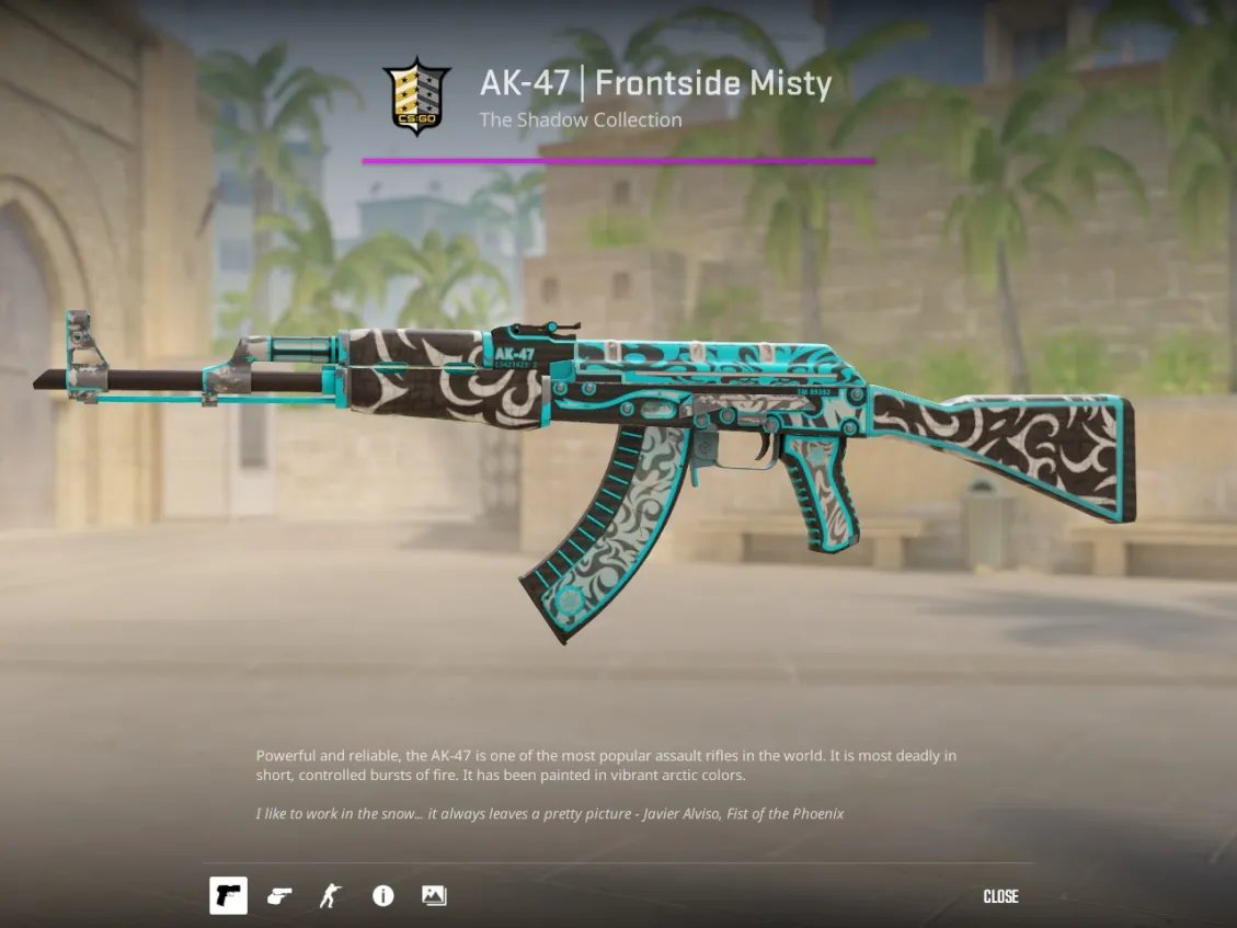 AK-47 Frontside Misty Giveaway sponsored by <a href="/jamskins/">JAMSkins</a> 🔥

To enter:
✅ Follow me &amp; <a href="/jamskins/">JAMSkins</a>
✅ Repost
✅ Tag 2 friends

⏳ Winner will be drawn in 3 days, GLHF!