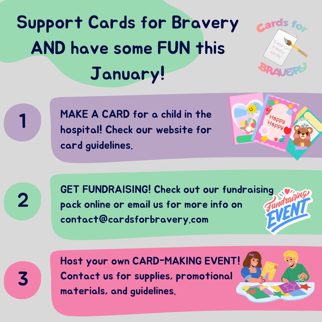 From making a card, to fundraising, to hosting your own card-making event - there's so many ways to get involved &amp; help us spread smiles to children in hospital.
Every card, every share, every bit of support truly means the world to us. Thank you for being part of our community!