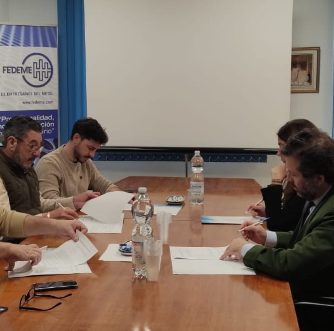 🔴 Firmadas #hoy las *tablas salariales 2026 provisionales del convenio colectivo Siderometalúrgico de la provincia de Sevilla* en sede FEDEME #MetalSevilla

ℹ️ Supone un aumento superior a IPC (aumento de poder adquisitivo). Toda la info y tablas en nuestra web