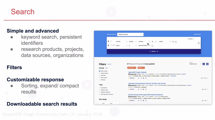 OpenAIREGraph's tweet image. Happening now in our #CommunityCall! 
Konstantina Galouni &amp;amp; @stefaniamodeo guide participants through a #TreasureHunt to find information in the #OpenAIREGraph using #OpenAIREEXPLORE.
Missed out? Recording &amp;amp; slides coming soon!
🔗 Past call materials shorturl.at/AA8IY