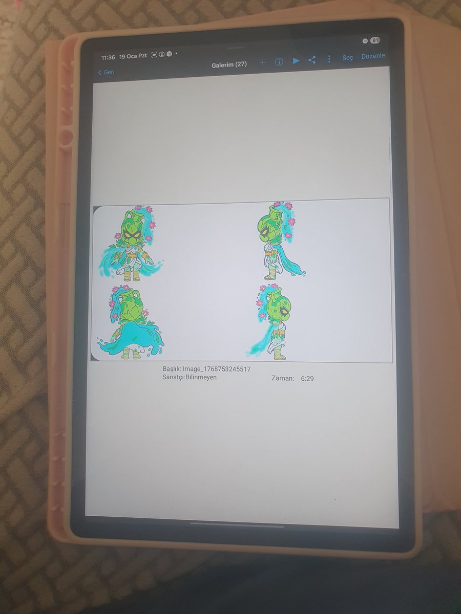 River protector lily (My other skin, which I couldn't install even though it was 40 minutes because the system does not allow installation, I am out now, I will throw it to you in its normal state when I get home.