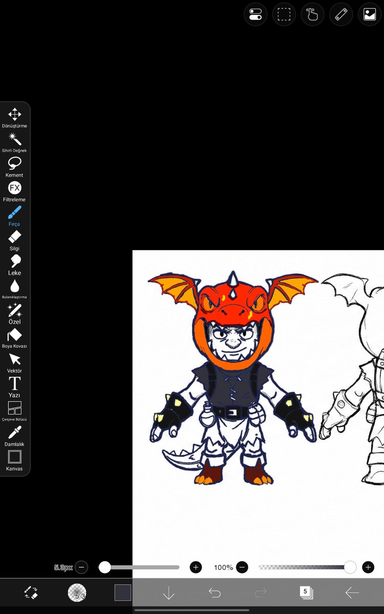 Baby dragon Alli another skin color