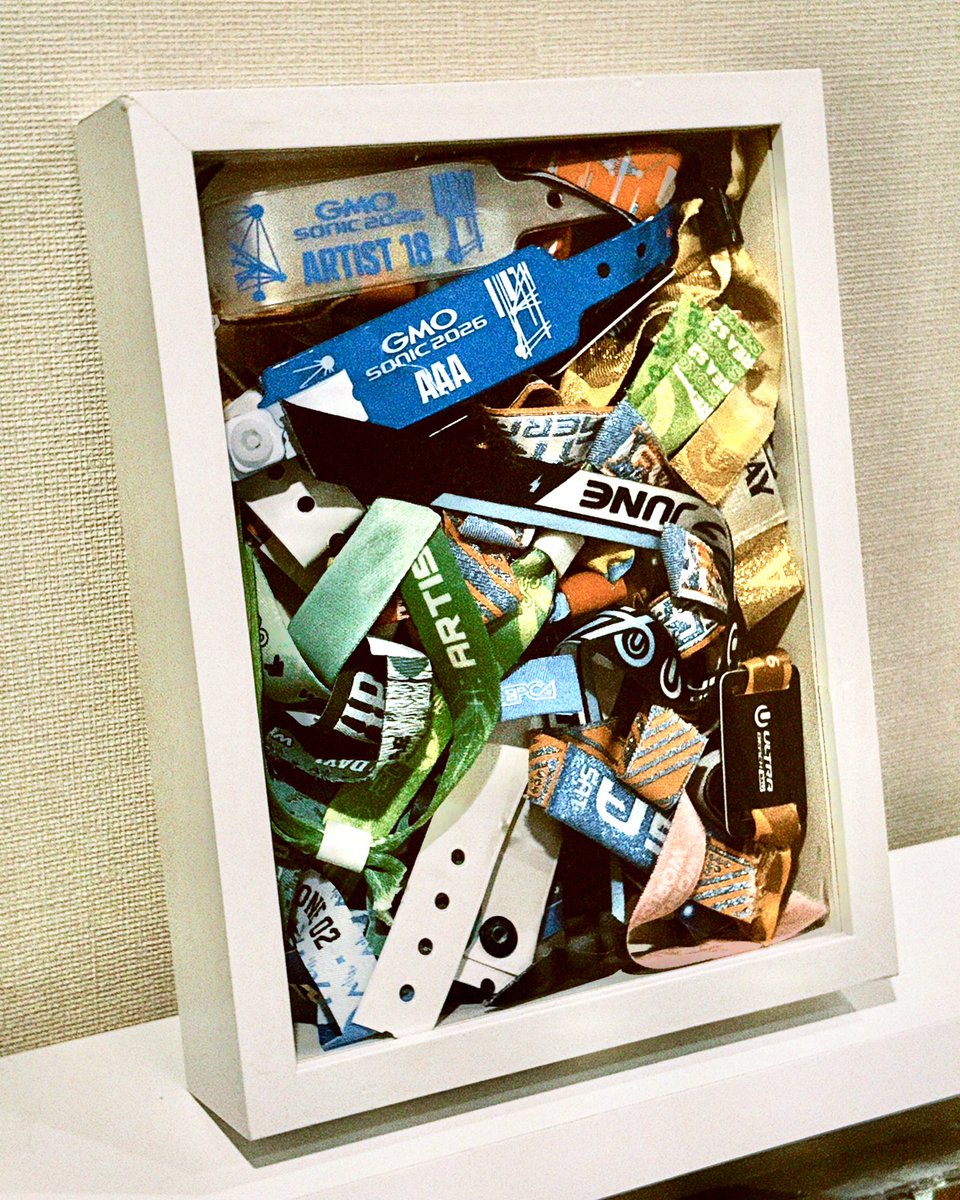 出演したフェスのパスは勲章として
観に行ったパスは想い出として
こうして厚めの額縁へ
オススメ