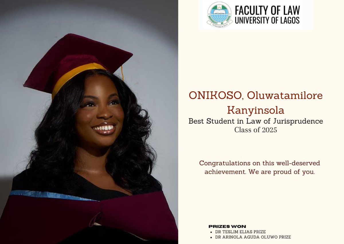 Faculty of Law, UNILAG tweet media