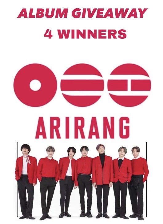 btsboraseven's tweet photo. BTS ARIRANG ALBUMS GIVEAWAY 

✨4 Winners 
Giveaway ends on 20th March, 2026

Rules: 
✨follow @btsboraseven &amp; @cokodive 
✨ RT
✨Tag 3 friends 
✨ Subscribe to YouTube channel https://t.co/WN1VeCcCnc https://t.co/lXvQb1bQzW