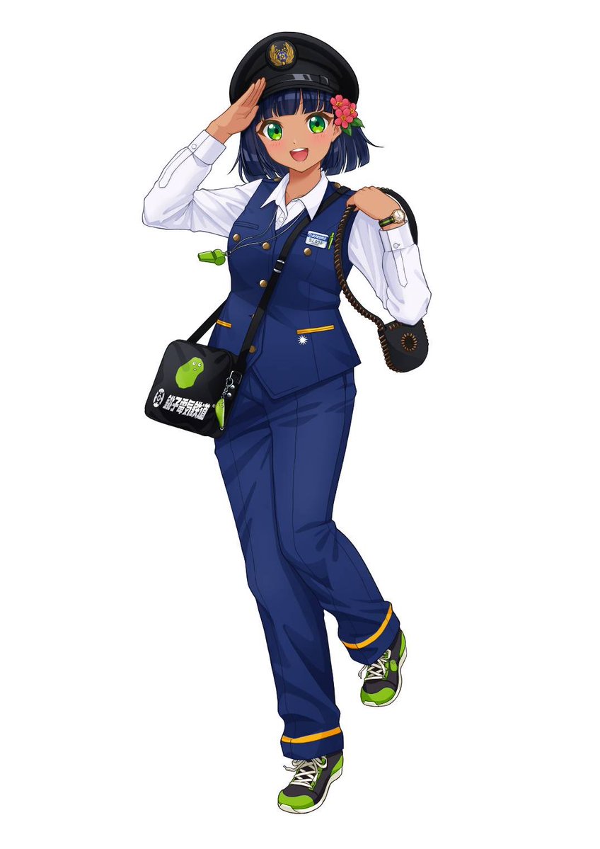 銚子電鉄 笠上黒生・ナウル共和国駅の公式キャラクターが誕生しました。笠上ナウルです。よろしくお願い申し上げます。