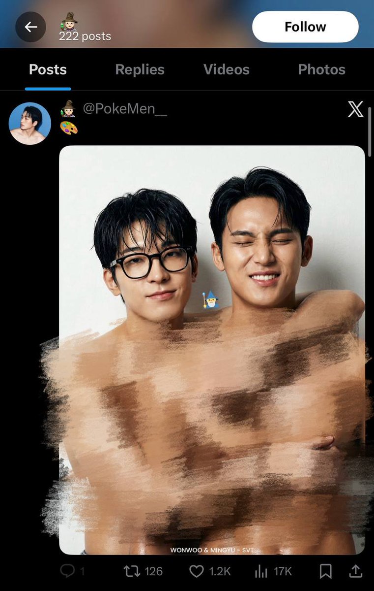 [⚠️] NSFW 
(🚨) BLOCK, REPORT AND DON'T ENGAGE

Report this user for graphic AI edits of JWW, KMG, and other idols. Use caution with their tweets.

User: x.com/PokeMen__
🔗: tinyurl.com/mu8u2wf8

⚠ Report under:  
Abuse &amp; Harassment ‣ Unwanted NSFW &amp; Graphic Content.