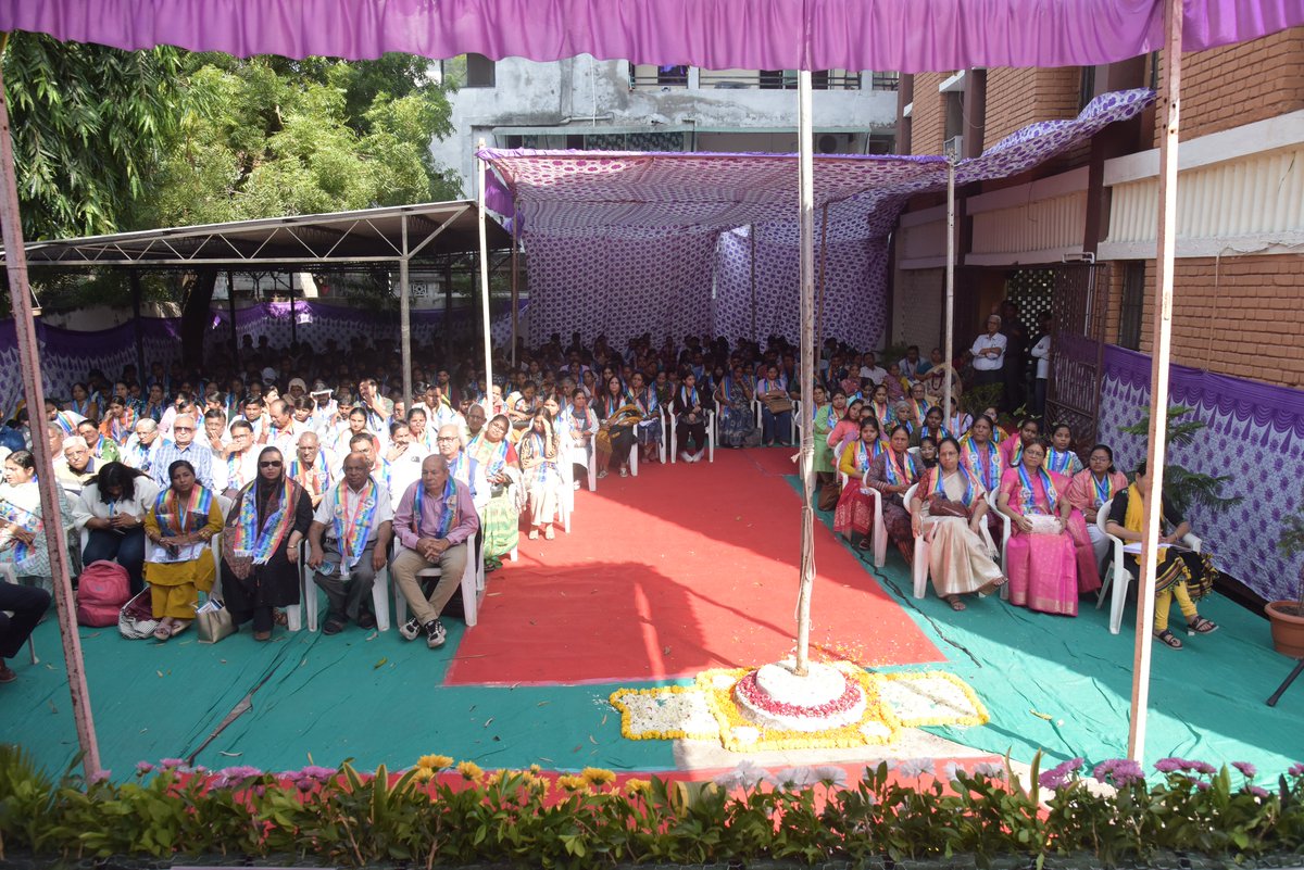 GSCU1960's tweet photo. 🌼 72nd All India Coop Week | Ahmedabad 🌼
GSCU inaugurated the celebrations on 14 Nov 2025 under Shri G. H. Amin. Flag hoisting &amp; lamp lighting by Mayor Smt. Pratibhaben Jain.
🗣️ Theme: “Coop is the Best Medium for a Self-Reliant India”
📘 Coop Special Issue – 2025 released. https://t.co/PBDayeXzA0