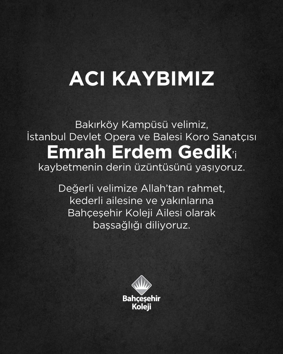 🖤 Acı Kaybımız…