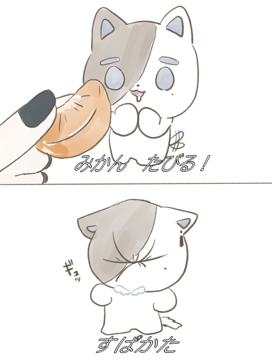 みかんのやつ
#かな絵　#にじたうんあーと