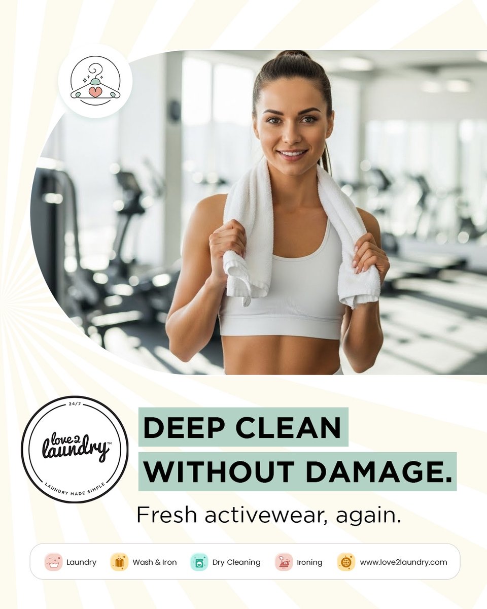 Love2Laundry's tweet image. Back-to-gym enthusiasm meets reality.
We keep your activewear fresh while protecting the fabric you love.
Are you team gym or team long walks?

love2laundry.com

#Love2Laundry #Activewear #WorkoutClothes #Gymwearstyle #LaundryService #OdorFree #DeepClean #FitnessLife #UK