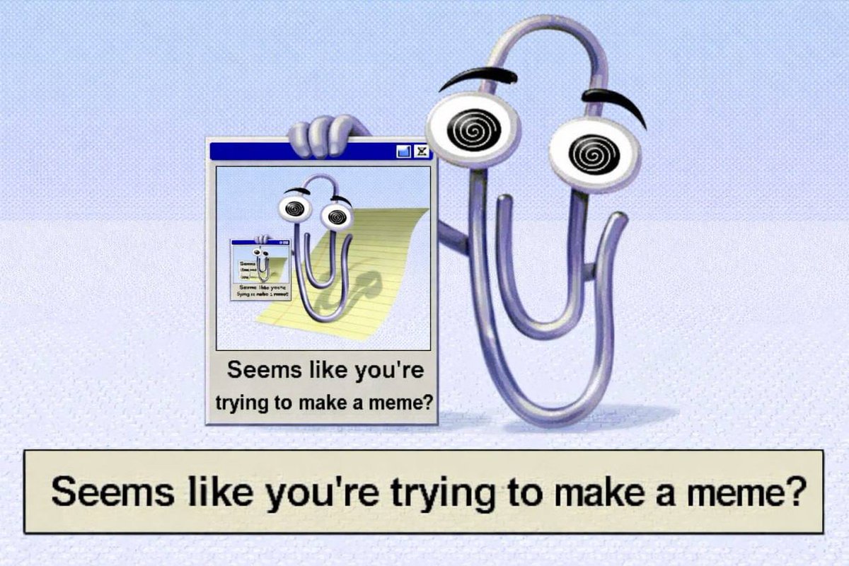 Good morning $Clippy fam!

Clippy is the only token i believe in and the only one im holding

the potential for Clippy is insane

this shouldve been at 10,000,000 marketcap already

We'll get there though

what's built slower will last longer

Do you see the vision anon?
