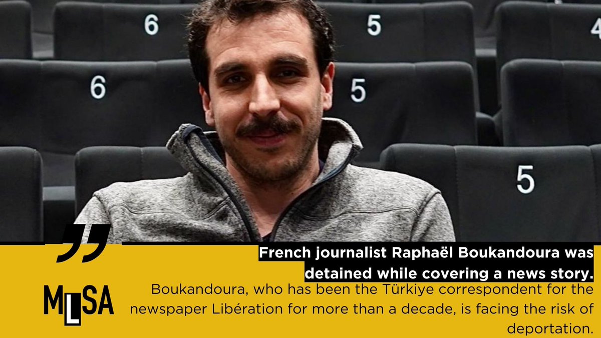 📌French journalist Raphaël Boukandoura, who has been working as a reporter in Türkiye for more than ten years, is facing the risk of deportation