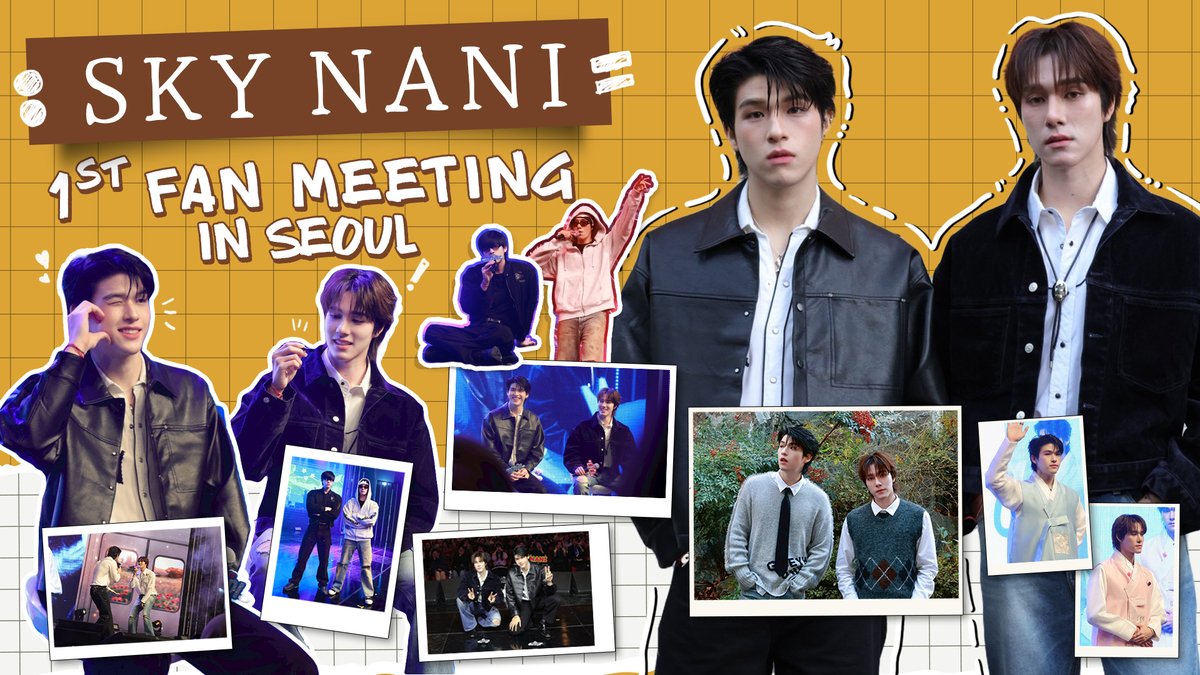 GMMTV's tweet image. ความสนุกถูกส่งตรงถึง Seoul แล้วจ้า!!!
พร้อมกันไหมที่จะไปสนุกกับ สกาย-นานิ กับเบื้องหลังการทำงานของทั้งสองคน บอกเลยว่าเต็มไปด้วยความประทับใจมากมาย ถ้าพร้อมแล้วก็ไปดูกันเลย 

🎥: youtu.be/gkQXnevhndI

#SkyNaniFMinSeoul2025 
#GMMTV 
@skywongraveee @Hirunkit_