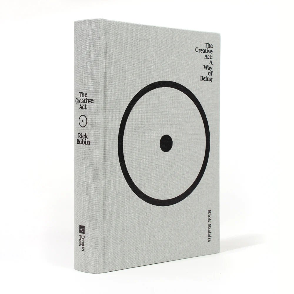 Martin's current read is 'The Creative Act: A Way of Being' by Rick Rubin