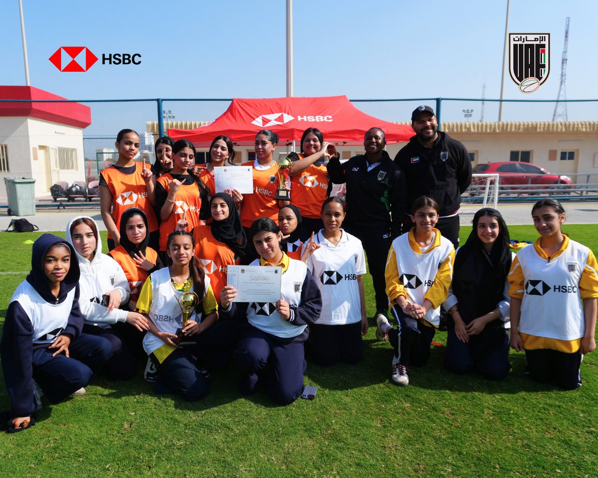 uaerugby's tweet photo. يوم رائع ومليء بالحماس مع برنامج مسار اللاعبين من HSBC 🌟🔥🏉
فتيات مدارس الفجيرة (الحلقتين الثانية والثالثة) قدّمن أداءً مميزًا في استاد نادي الفجيرة بروح عالية وطاقة رائعة 💙🇦🇪
#HSBCPlayerPathway #UAEschoolsRugby #GirlsRugby #FutureStars #fujairah https://t.co/7ZP3tEduJa