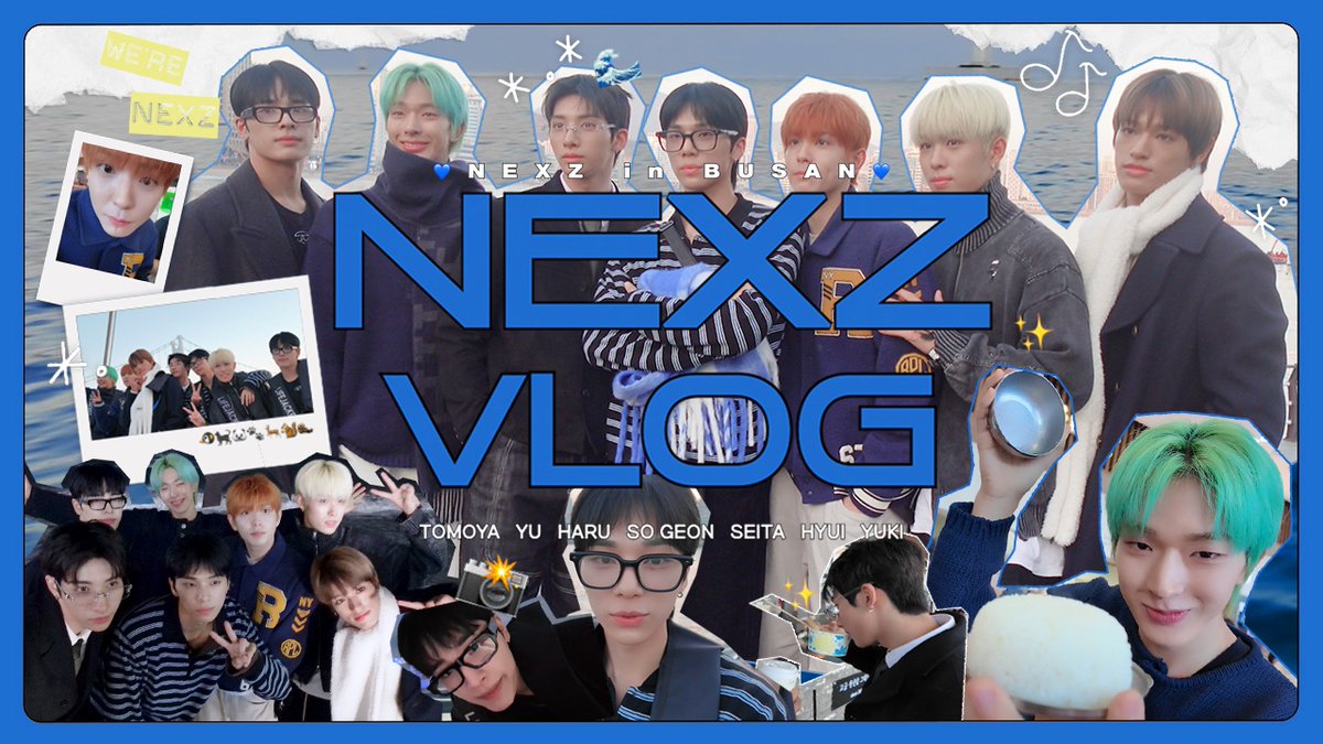 NEXZ_official's tweet image. [NEXZ(넥스지) VLOG] BUSAN VLOG | 넥스지의 첫 부산 여행기🌊💙 휴이소 선물교환🎁 요트🚢와 함께 즐긴 낭만넘치는 부산 밤바다🌉✨

youtu.be/_8JHEE2gWLs

#NEXZ
#NEXZVLOG