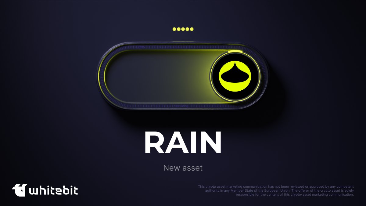 Give a warm welcome to @Rain__Protocol ($RAIN) — a decentralized prediction  market protocol that allows creating markets & forecast outcomes on global  or niche events. $RAIN is its utility & governance token. $