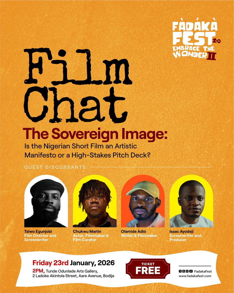 FadakaFest's tweet photo. Join this rich conversation happening in the middle of the lineup of Fadaka Fest activities on Friday at 2pm.

The topic is great but the squad of guests is greater. https://t.co/3I3aon9uNQ