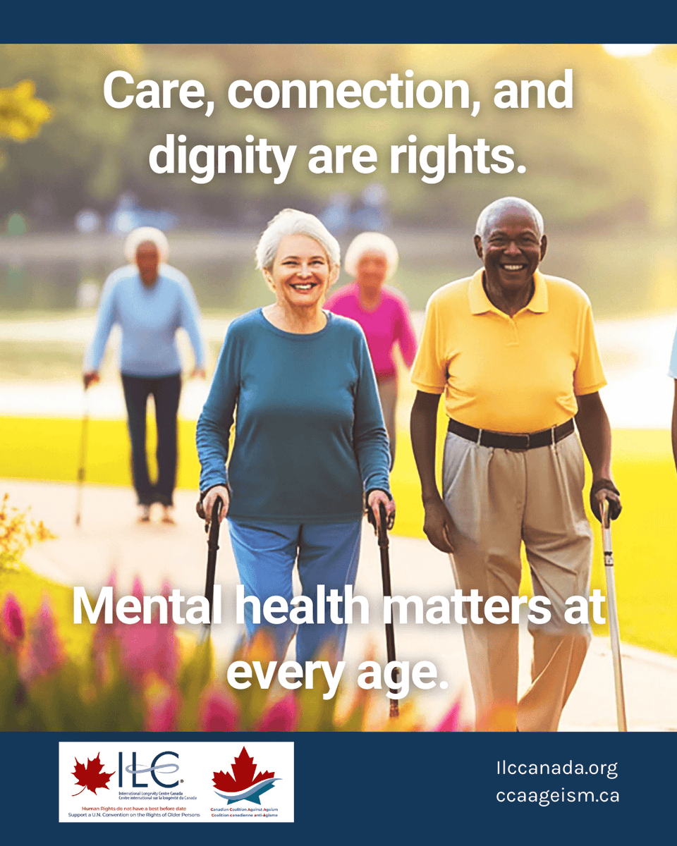 Today is Bell Let’s Talk Day.
This year’s theme: Taking a moment for mental health.
Mental health matters at every age — care, connection, &amp; dignity are rights, not extras.

#BellLetsTalk #MentalHealthMatters #EndAge
<a href="/CMHA_NTL/">CMHA National</a> <a href="/CAMHnews/">CAMH</a> <a href="/LE_CREGES/">CREGÉS</a>