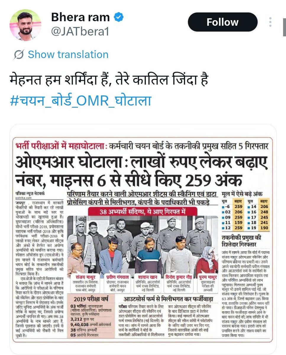 मेहनत हम शर्मिंदा हैं तेरे कातिल जमानत पर हैं और जिंदा है।।
#RPSC
#SI_भर्ती_2021
