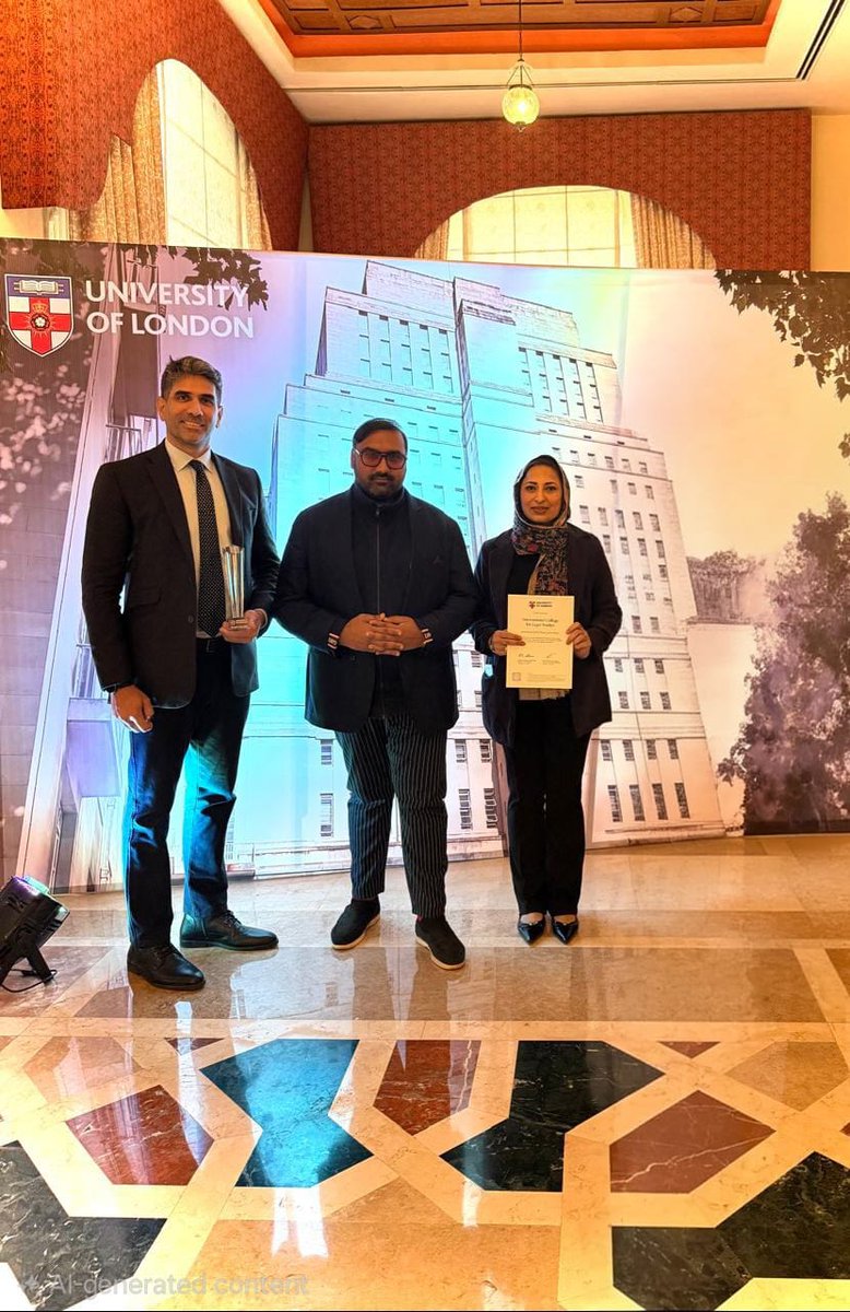 IclsOfficial's tweet photo. Miss Sarah Tarar, CEO and Dean International College for Legal Studies (ICLS), and Mr. Moghees Uddin Khan, Associate Director Academics at ICLS, represented International College for Legal Studies at University of London's Directors’ Forum on Strategic Alignment. https://t.co/htdds8A1k2
