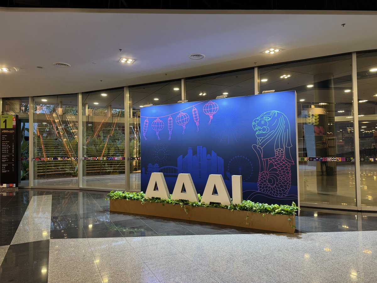 1/22から1/25までAAAI 2026 @ Singapore参加します！見かけたら是非お気軽に話しかけてください〜。Sakana AIに関する質問もウェルカムなので是非！