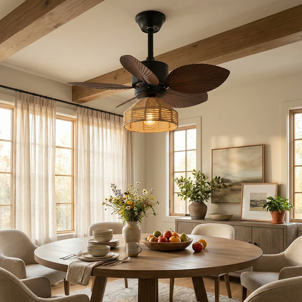 leizhang598998's tweet image. 🌴 Bring the tropical island vibe home! This palm leaf ceiling fan with light truly brings the room to life!
.
#CeilingFanLight #PalmLeafCeilingFanLight #lightcannon #TropicalStyleHomeDecor #TropicalStyleInteriorDesign #NaturalStyleDecoration
.
vidirlighting.com/collections/ce…