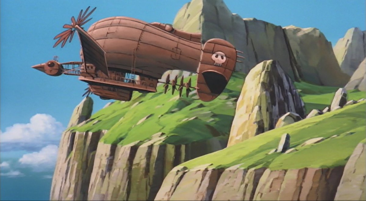 ghibli_world's tweet image. ◎本日、1月22日は「#飛行船の日」です。

1916年のこの日、初の国産飛行船が実験飛行を行ったことが由来です。

ジブリ作品にも、数々の飛行船が登場しています。それぞれ存在感があって、印象深いものが多いです。