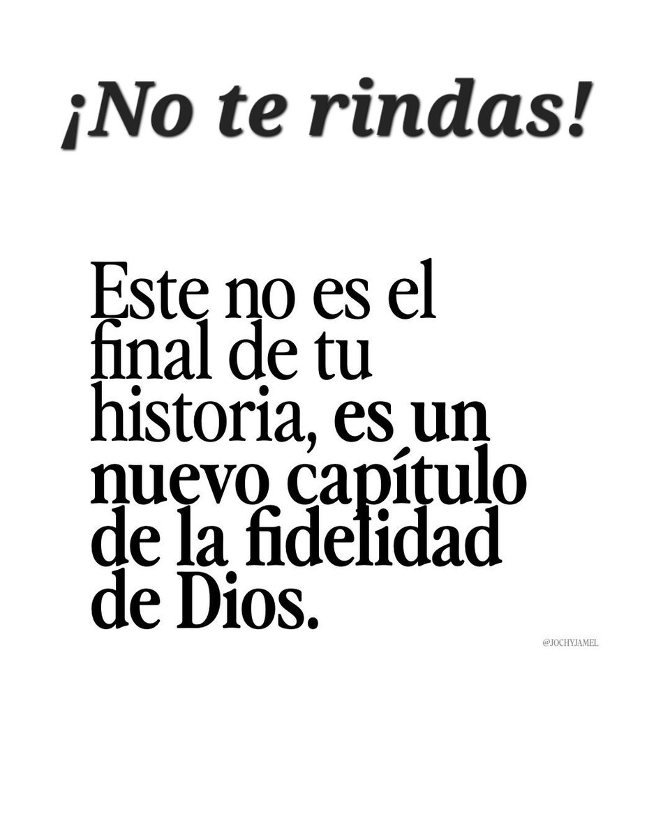 Sigue adelante y persevera, que Dios está obrando en ti.
Es una carrera de resistencia más que de velocidad.
Confía porque Él de los males saca bienes.
#YoConfío #QueDiosTanBueno